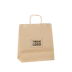 B82 Sac en papier avec poignée imprimée - marron
