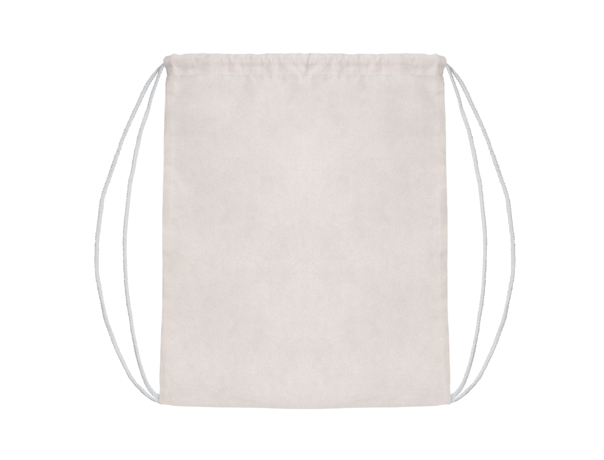 Sac à dos à cordon en cotton 1