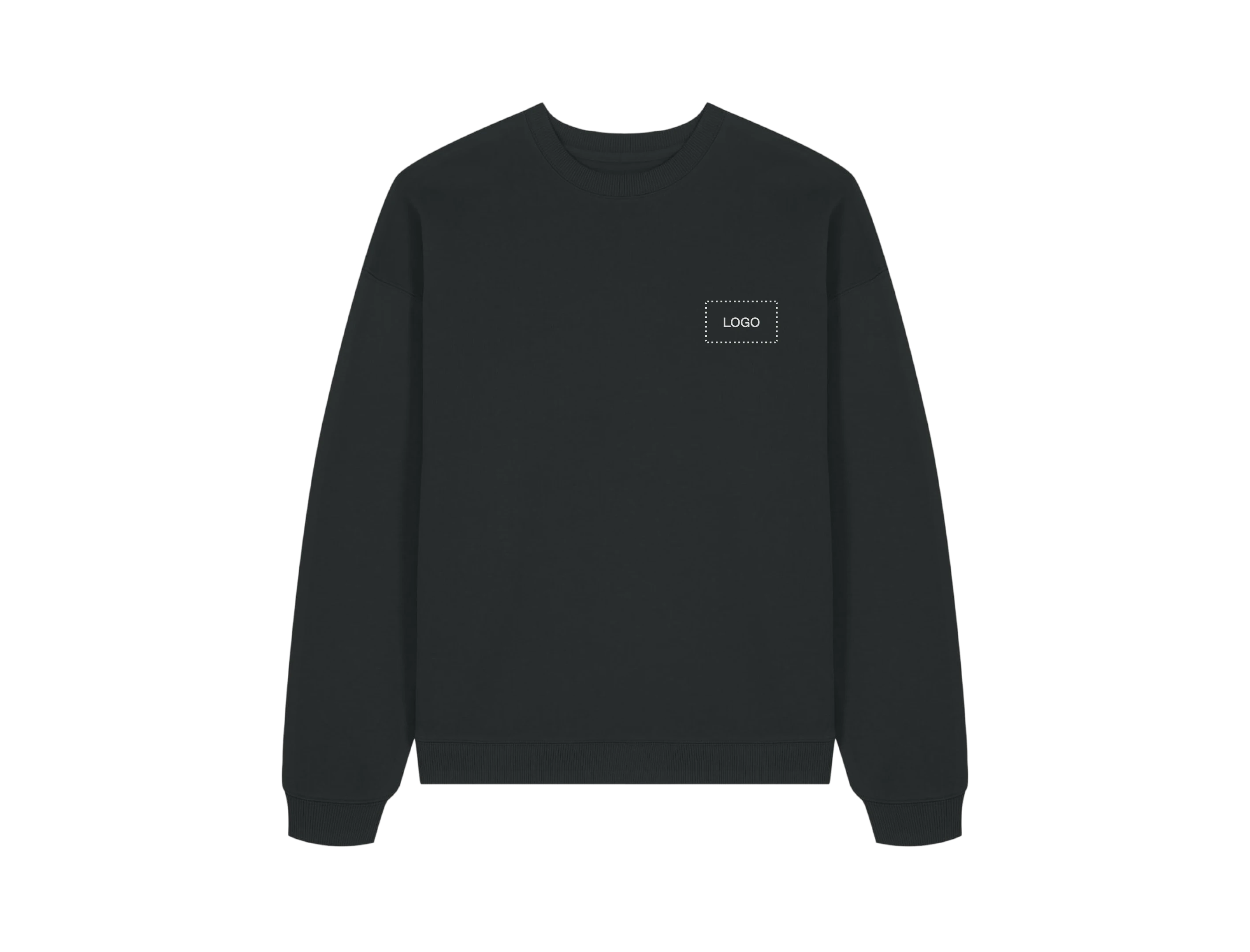 Individuelles Unisex Oversized Sweatshirt aus Bio-Baumwolle