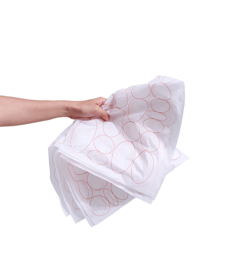 Carta velina personalizzata per imballare articoli promozionali 6