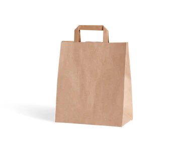 Bolsa de papel marrón 320x160x400 mm