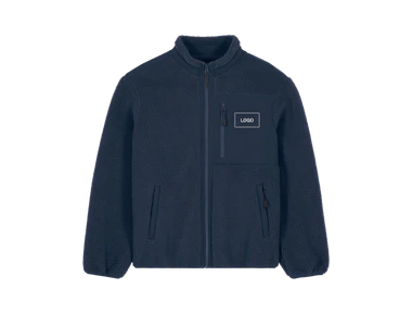 Bedrukte unisex sherpa fleece
