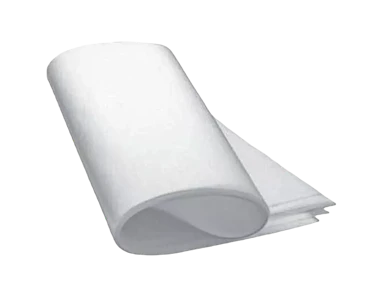 Hojas de papel estucado blanco con lámina de PE 30×40 cm 22g