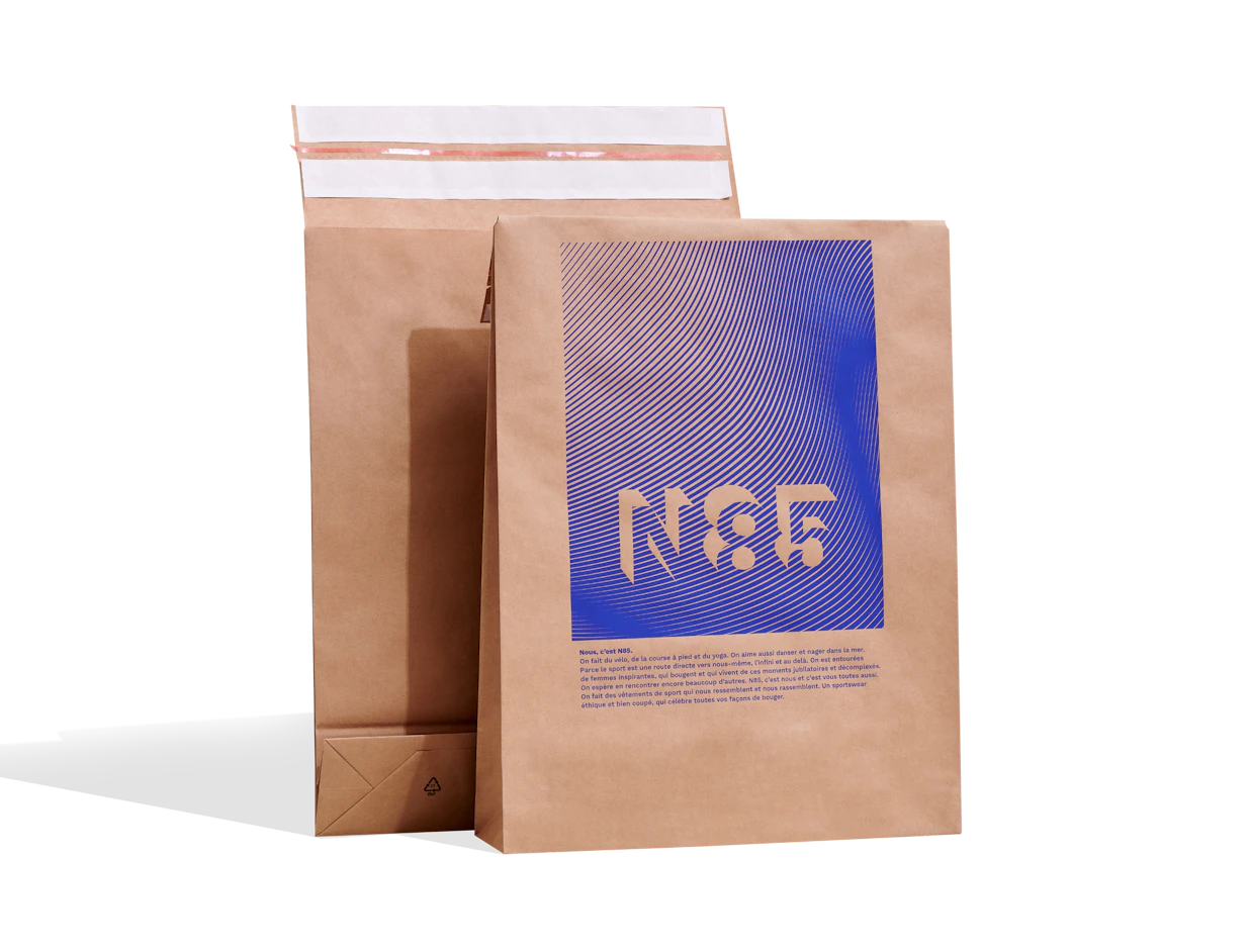 Individueller Papier-Versandbeutel zum Verpacken von Werbeartikeln 5