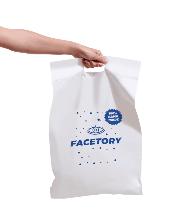 Individueller Biologisch abbaubarer Plastik-Versandbeutel zum Verpacken von Werbeartikeln 2