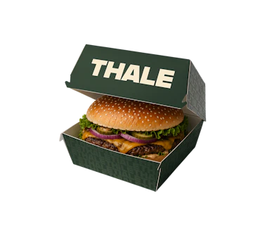 Scatola per hamburger personalizzata