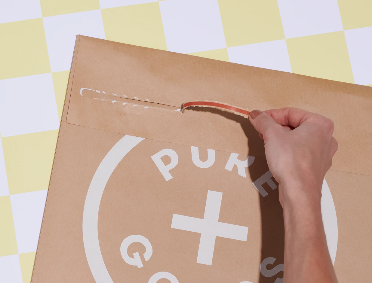 Individueller Papier-Versandbeutel zum Verpacken von Werbeartikeln 9