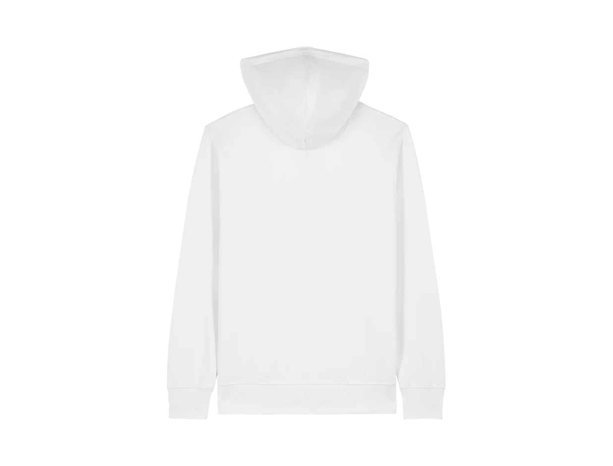 Sweats à capuche zippé unisexe en coton biologique effet délavé personnalisé 1