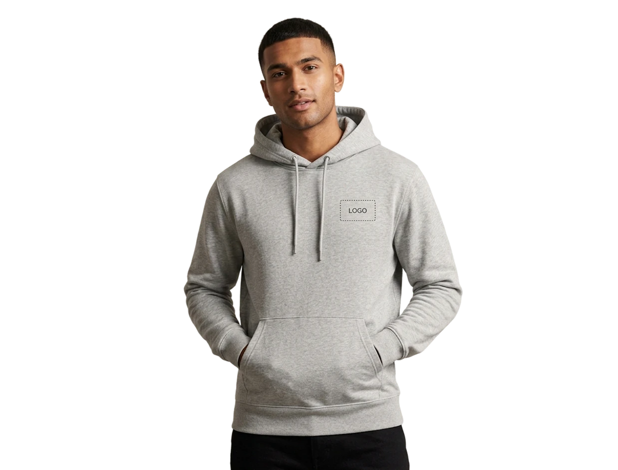 Personalizowana bawełniana bluza unisex z kapturem
