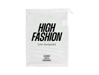 Custom Recycled Mesh Drawstring Bag