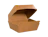 Paper burger box, brown 120x150x100 mm 1