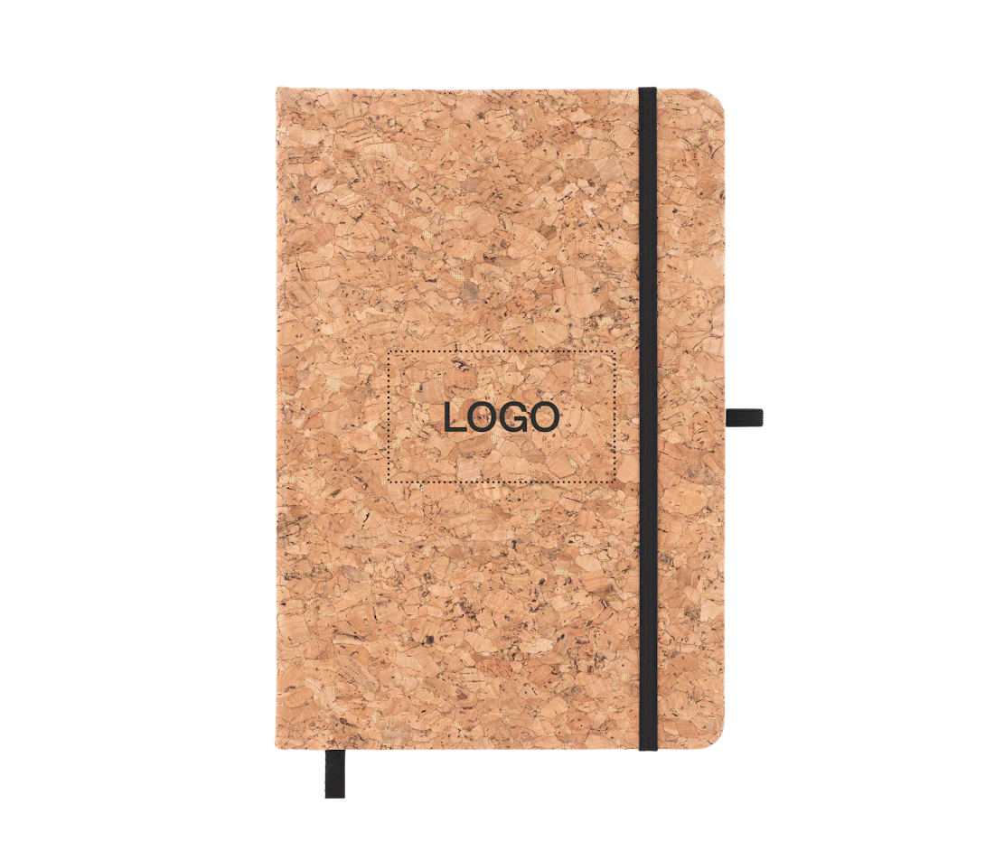 Individuelles A5 Notizbuch mit festem Kork-Einband 2