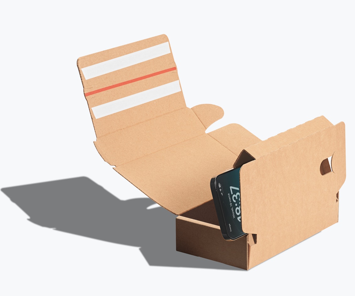 Fixierverpackungen unbedruckte 3