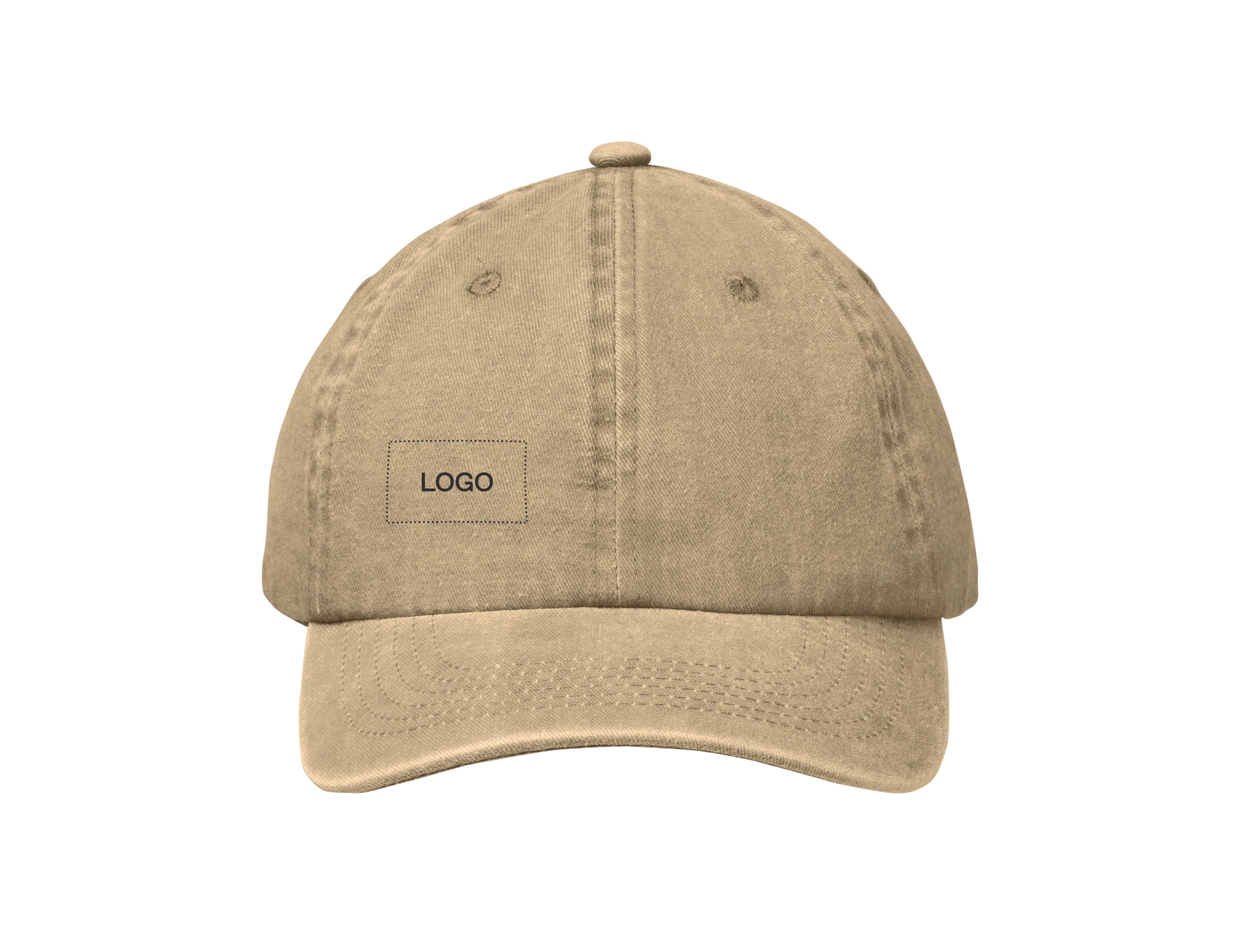 Custom 6-Panel Washed Cotton Baseball Cap