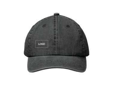 Casquette baseball 6 panneaux en coton lavé personnalisée