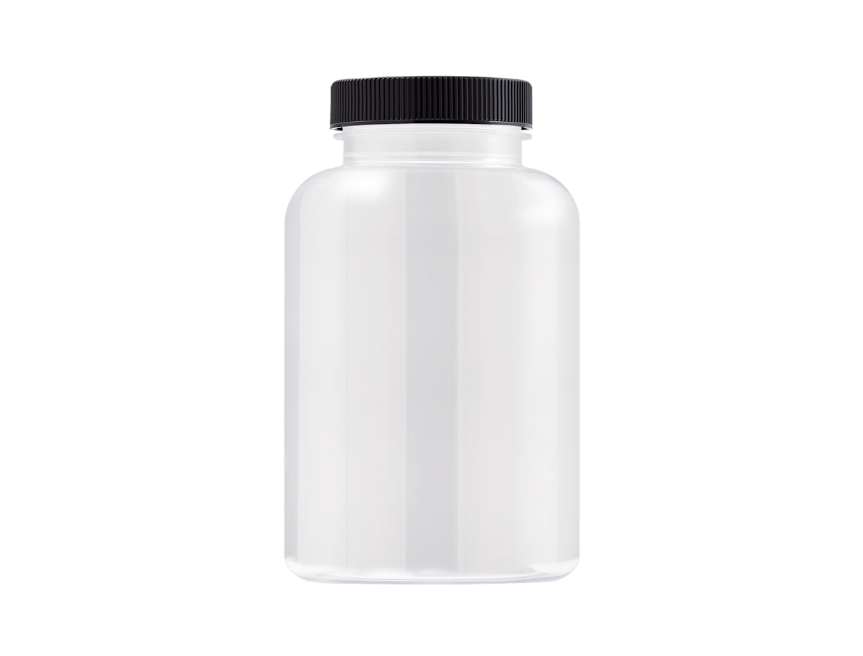 Frasco de PET de 400ml con tapón 1