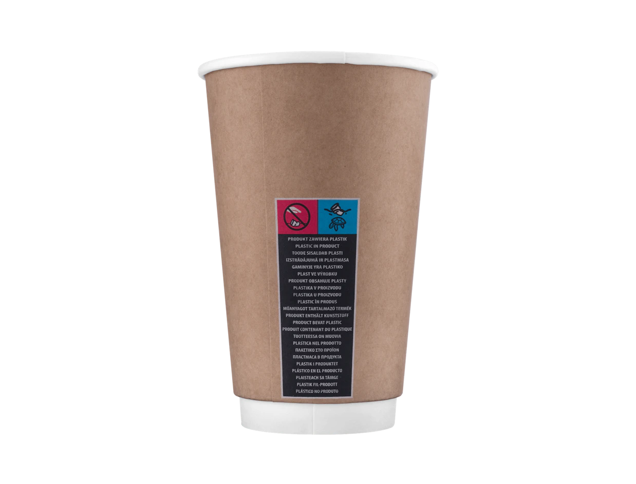 Kubek papierowy , 2-warstwowy, 400 ml 1