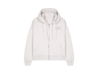 Individueller Damen Zip-Hoodie aus Bio-Baumwolle