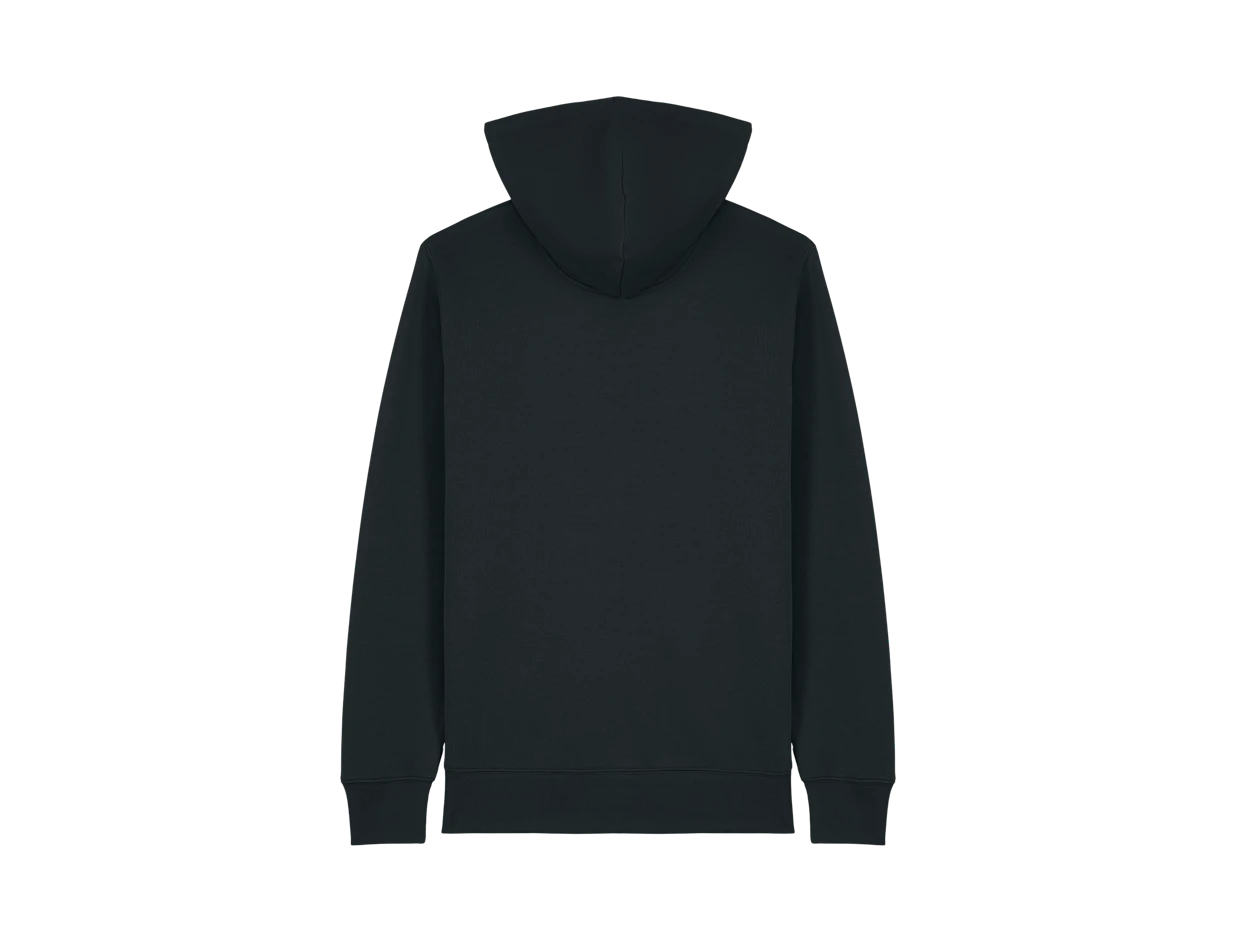 Sweats à capuche unisexe en coton biologique effet délavé personnalisé 1