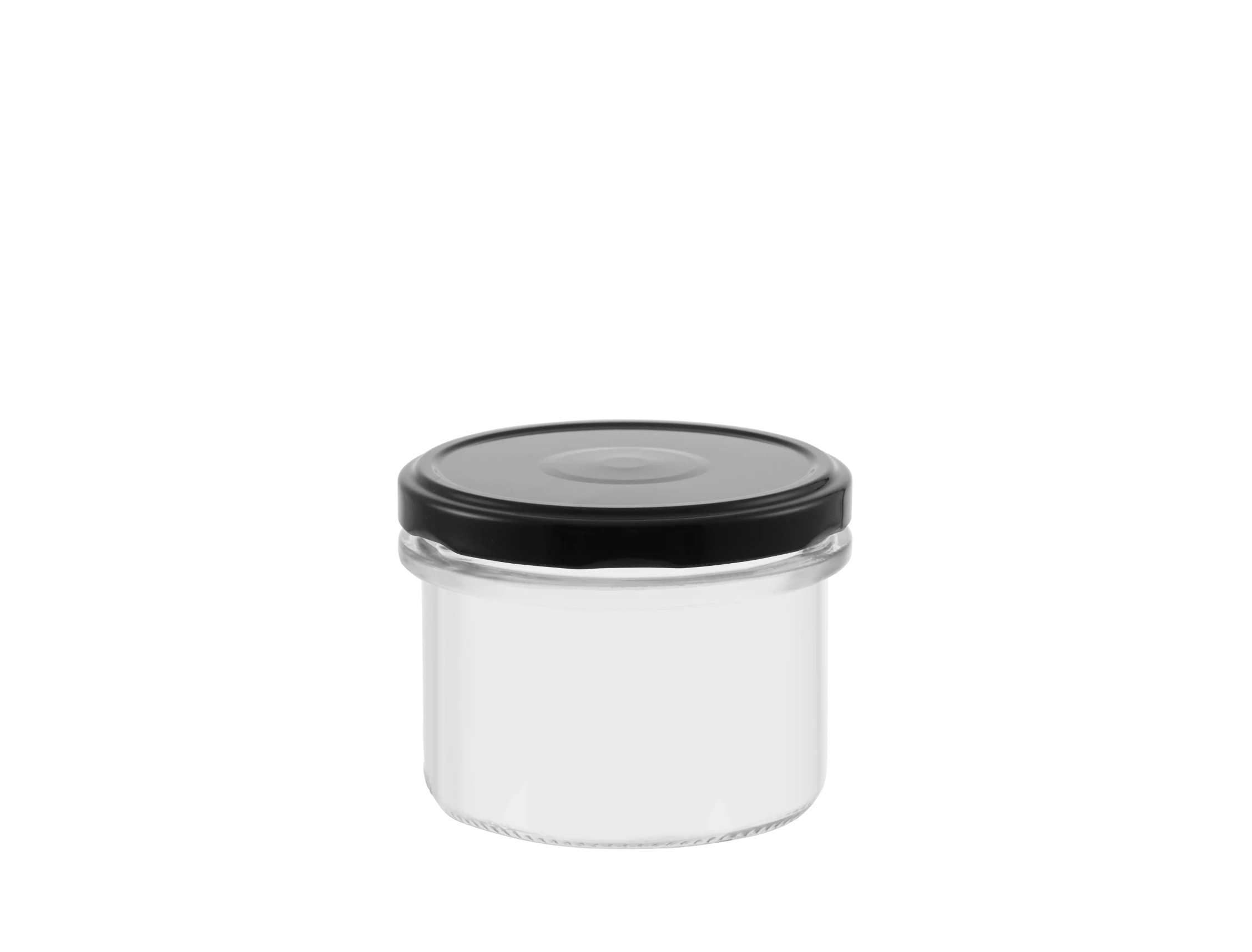 235ml Glazen Pot met Deksel