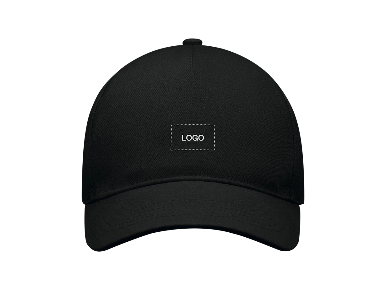 Individuelle 5-Panel Baseballkappe aus schwerer gebürsteter Baumwolle 1