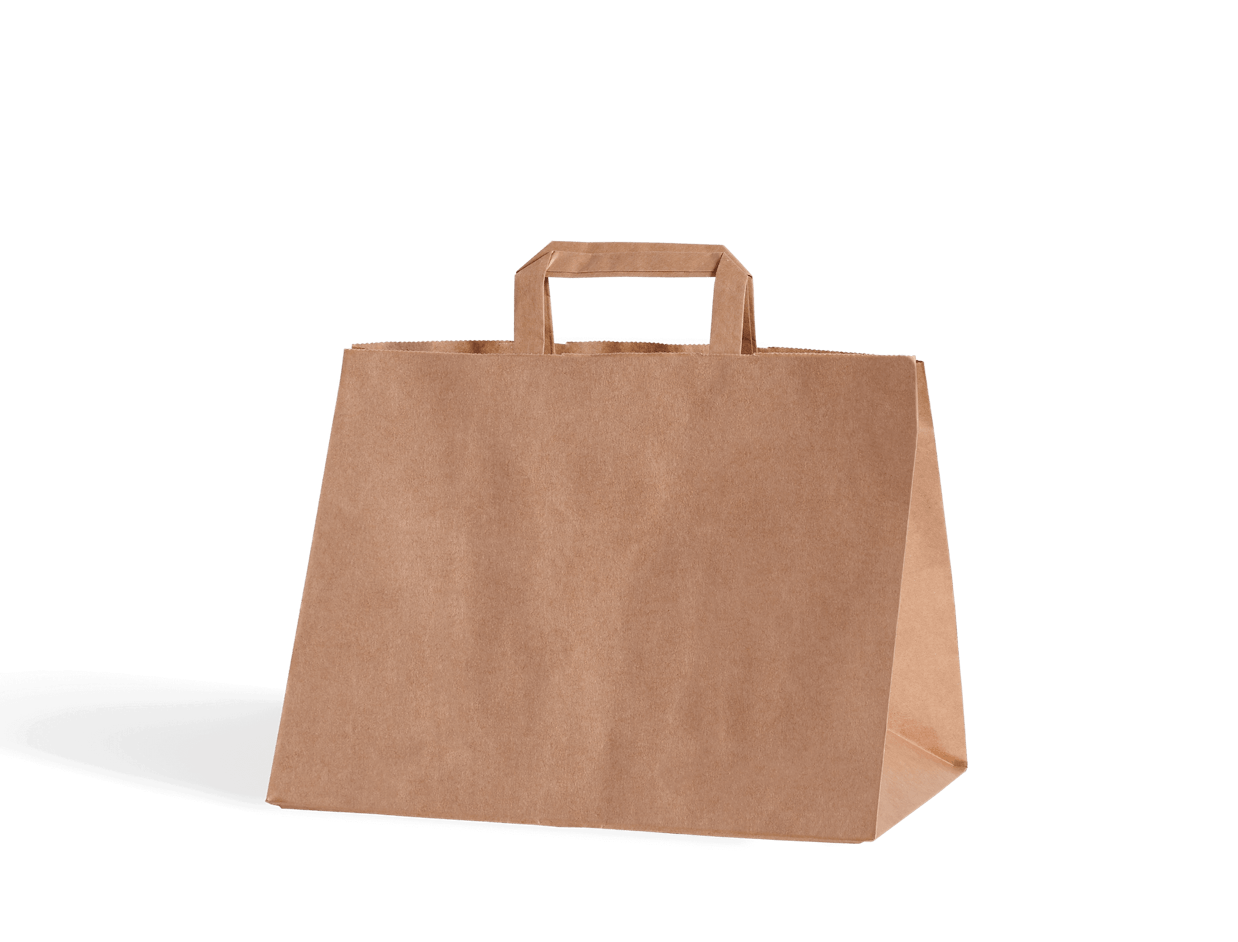 Sac en papier kraft pour vente à emporter 3