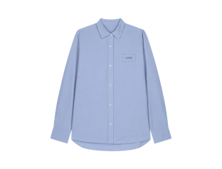 Custom Women Organic Cotton Button-Down Collar Shirt