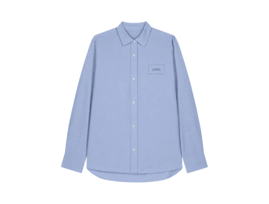 Custom Women Organic Cotton Button-Down Collar Shirt