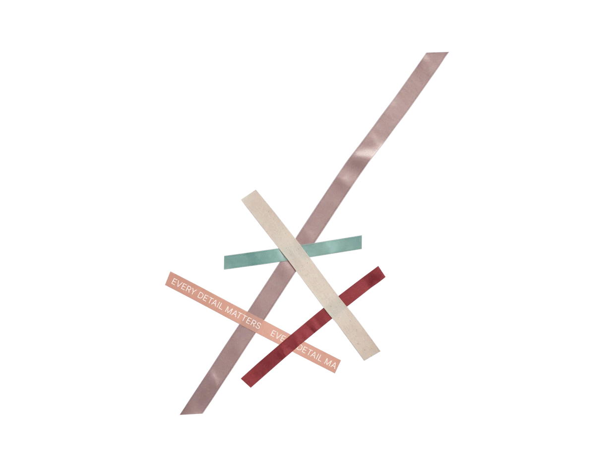 Individuelles Geschenkband zum Verpacken von Werbeartikeln 2