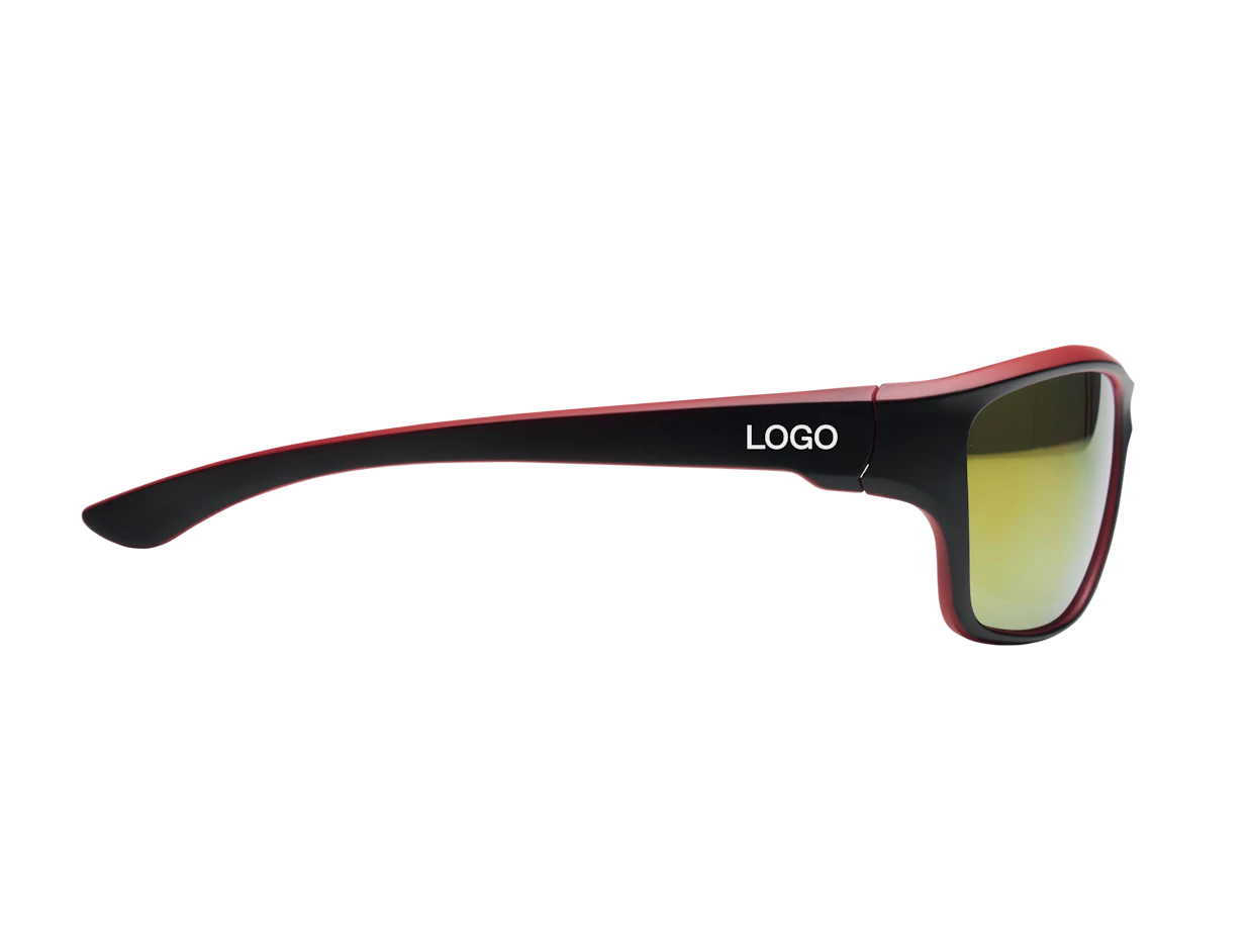 Individuelle verspiegelte Sport Sonnenbrille UV400 Schutz 12