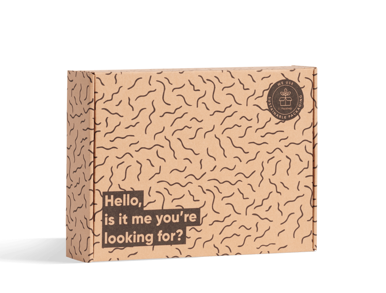 boîte postale écologique préimprimée