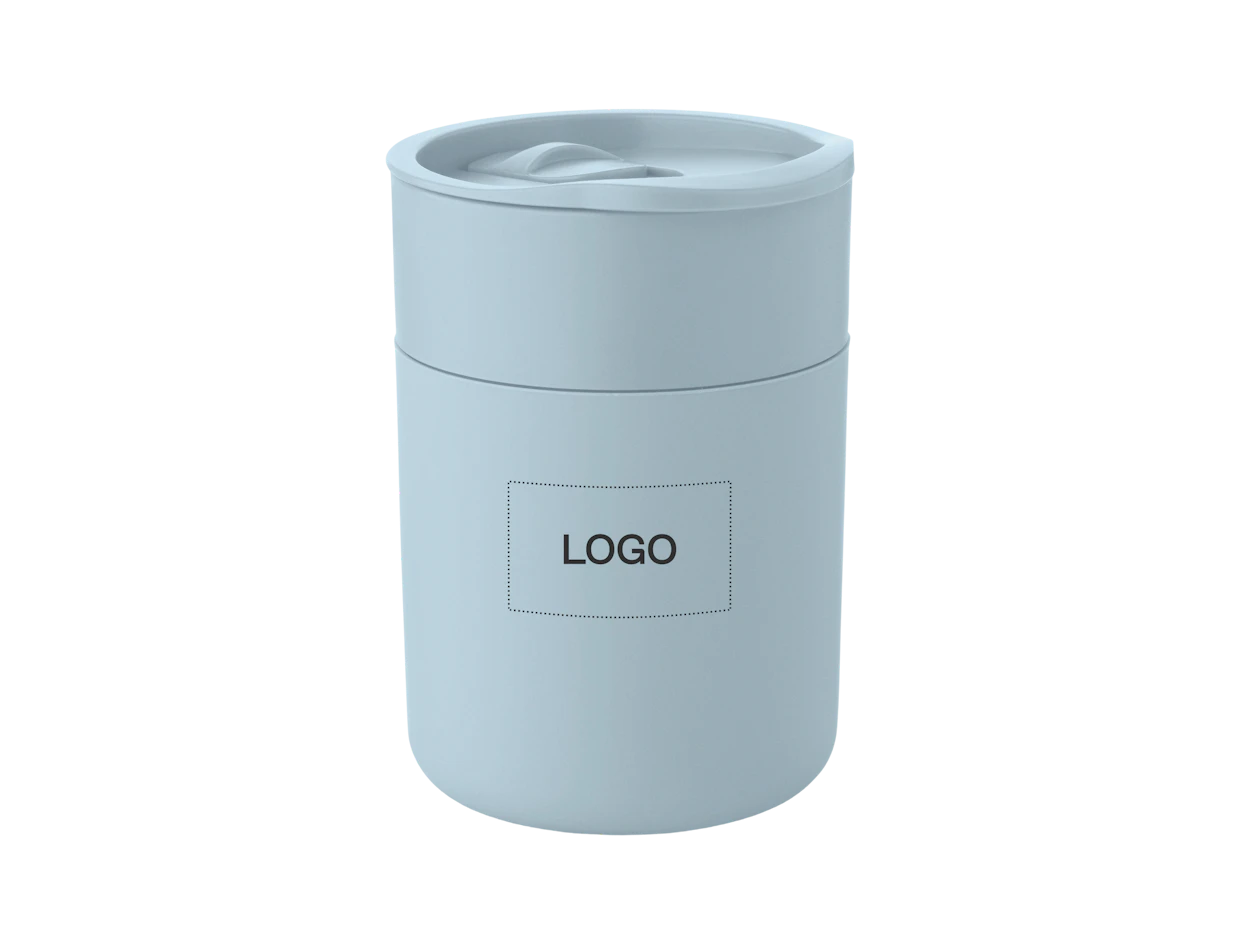 Tumbler con coperchio scorrevole 330 ml personalizzato 1