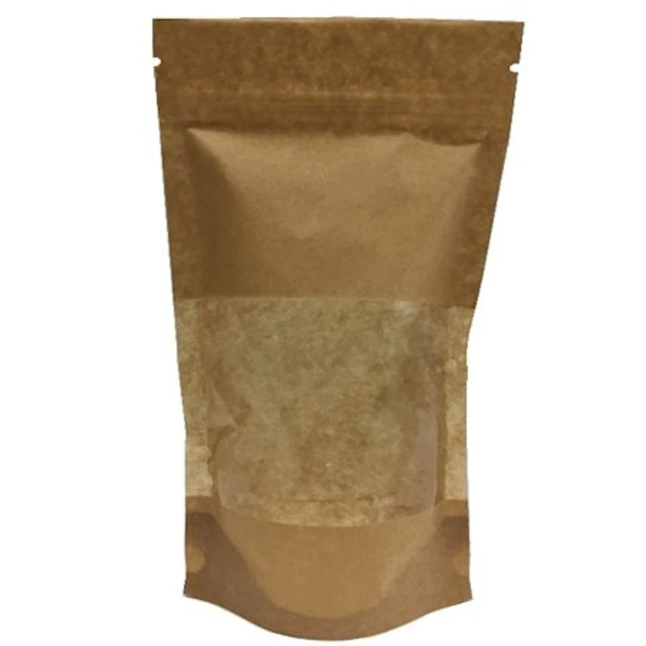 Doypack de papel con ventana, 750 ml, 160x80x270mm 1