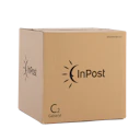 C2 Pudełko klapowe, logo InPost