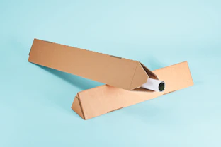 Plain Cardboard Triangle Tube
