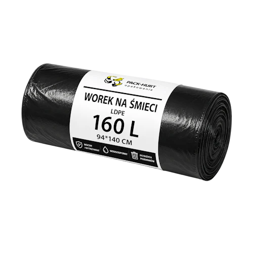 Sacs-poubelle LDPE 160 l 94 x 140 cm (10 pcs)