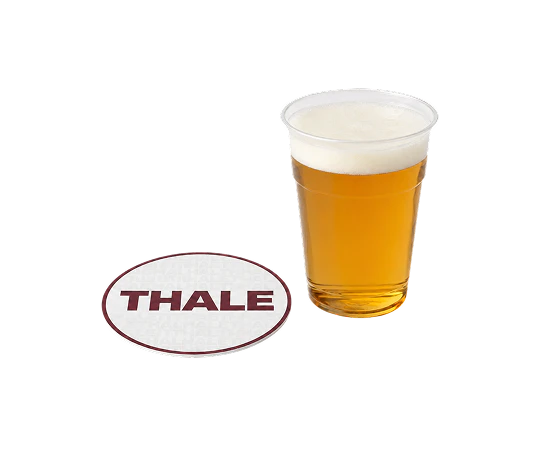 Custom Beer Cup & Coaster Set