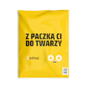 F2 Foliopak średni 350x450 mm, logo InPost