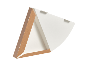 Carton triangle pour part de pizza isotherme