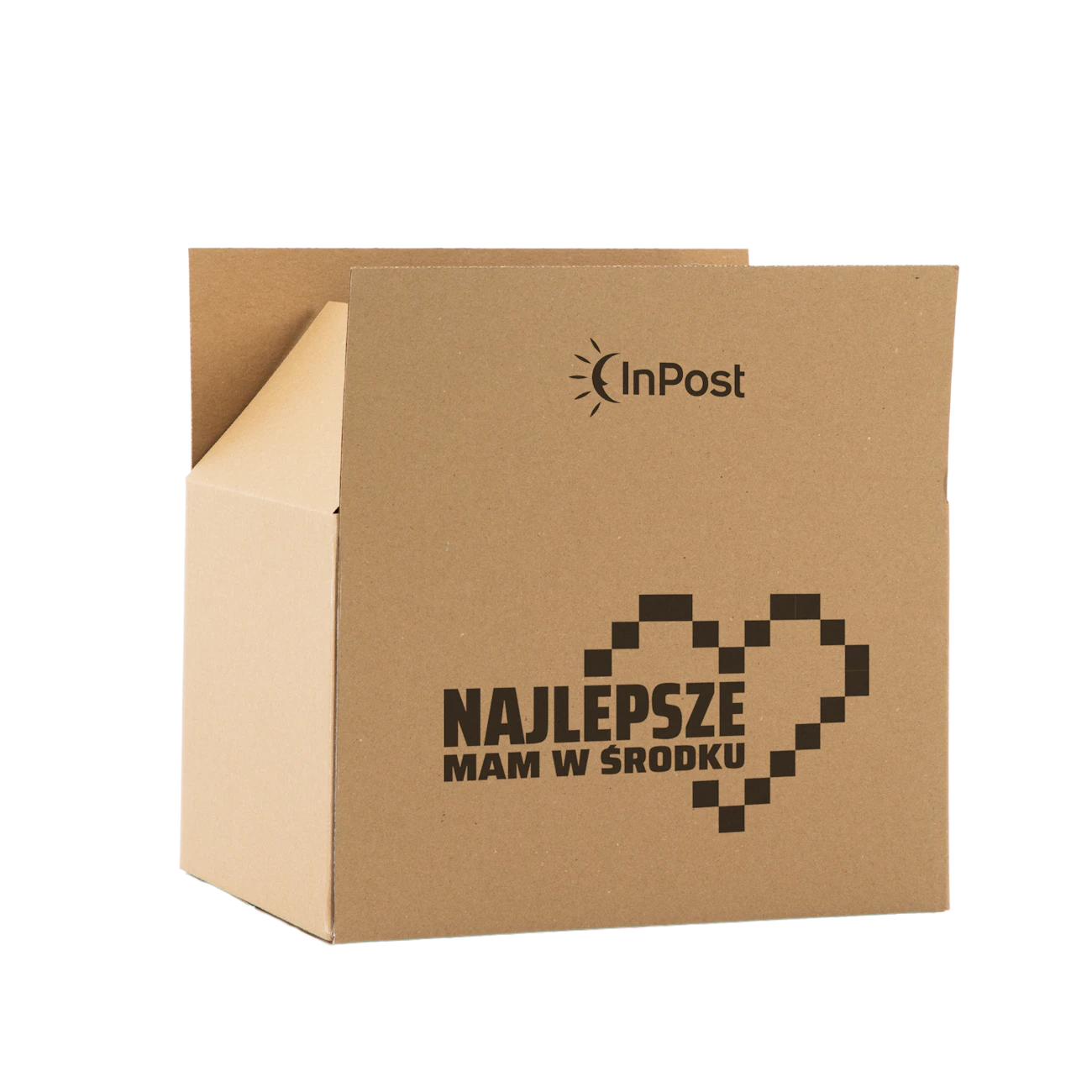 K95 Personalizowane pudełko klapowe - brązowe