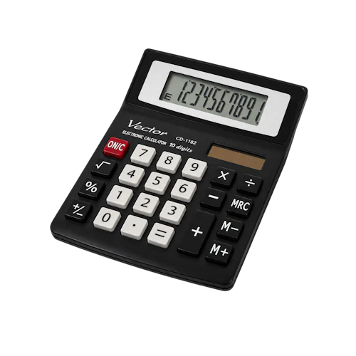 Calculatrice Vector CD 1182 10 chiffres noir
