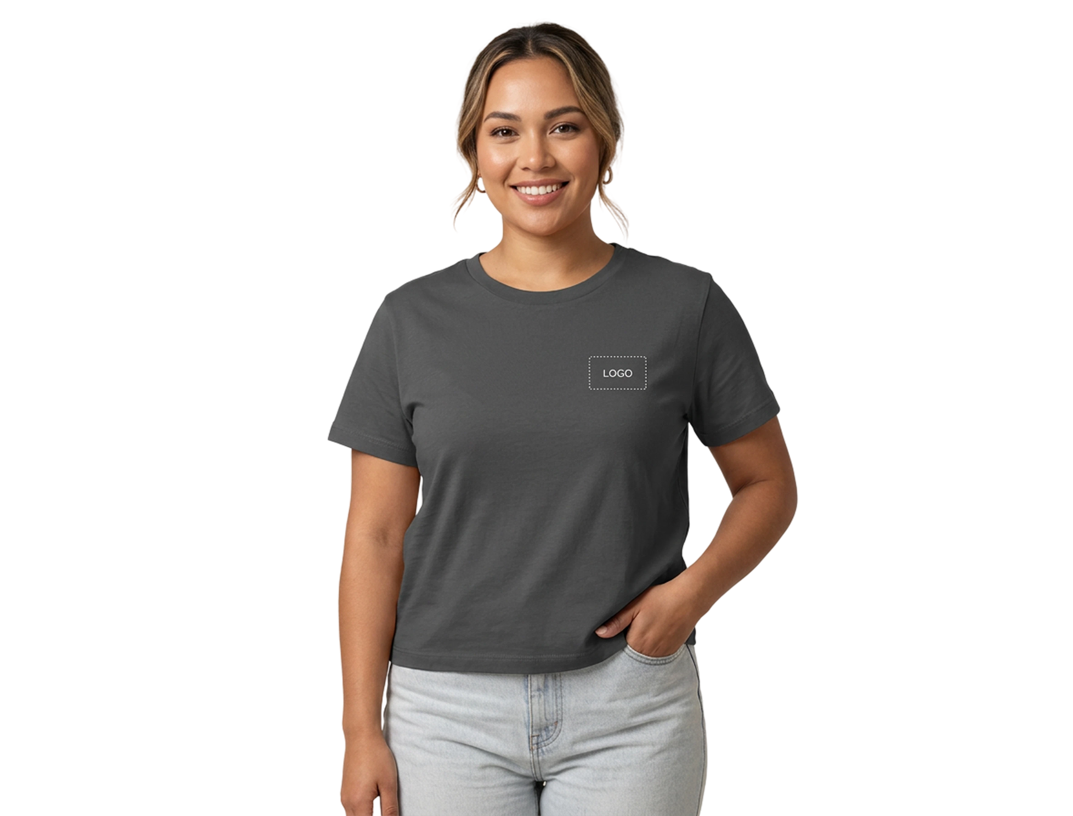 Custom Women Midweight Organic Cotton T-Shirt