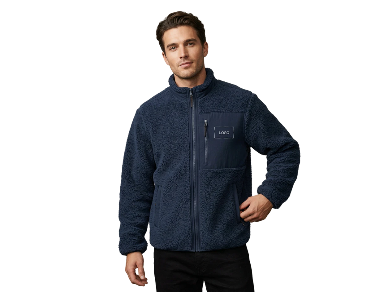 Polaire sherpa unisexe personnalisée 3