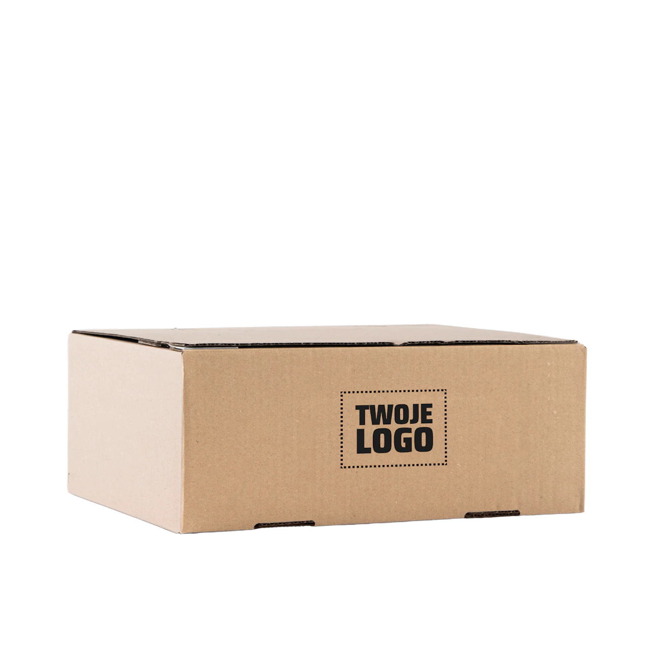 B4 Pudełko z automatycznym dnem 26.1×35×14cm z logo