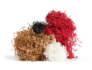 Frisure de papier pour emballer des objets publicitaires