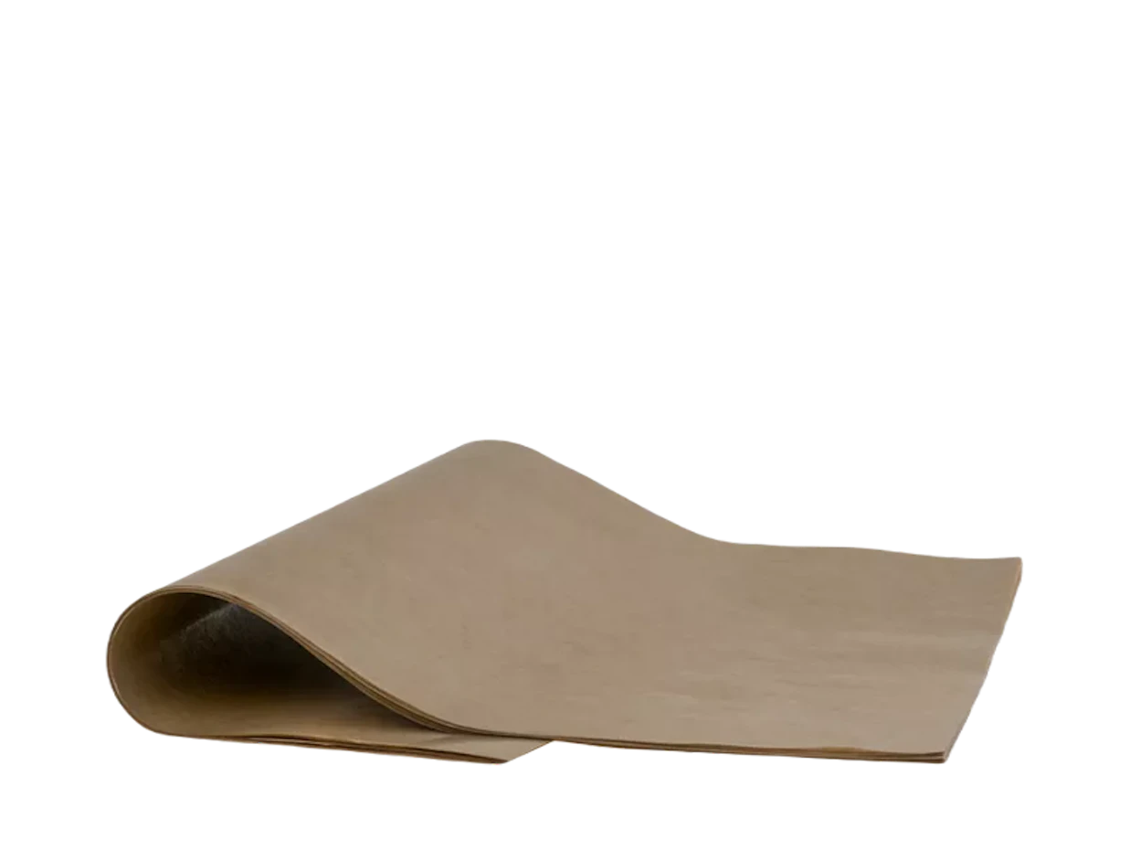 Hojas de papel estucado marrón con lámina de PE 33×33 cm 35g 1