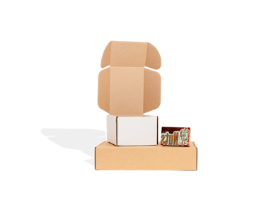 Plain Mailer Box with Stamp