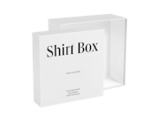 Shirt Box with Label, Tissue, Bag & Ribbon