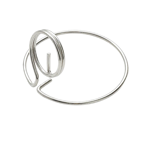 Porte-étiquettes de prix ronds Ø 45 mm H 30 mm Ø œillet 20 mm (50 pcs)