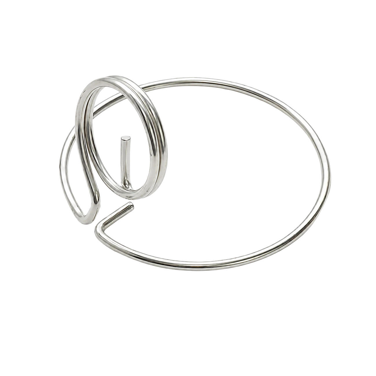 Portaetichette prezzo rotondi Ø 45 mm H 30 mm Ø occhiello 20 mm (50 pz)